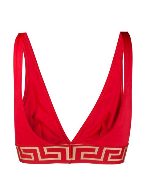 red versace bikini|farfetch Versace bikini.